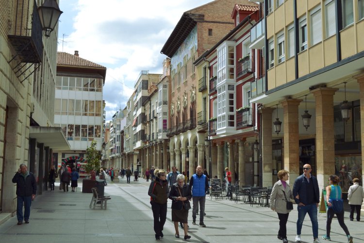 Улица Майор в Паленсии