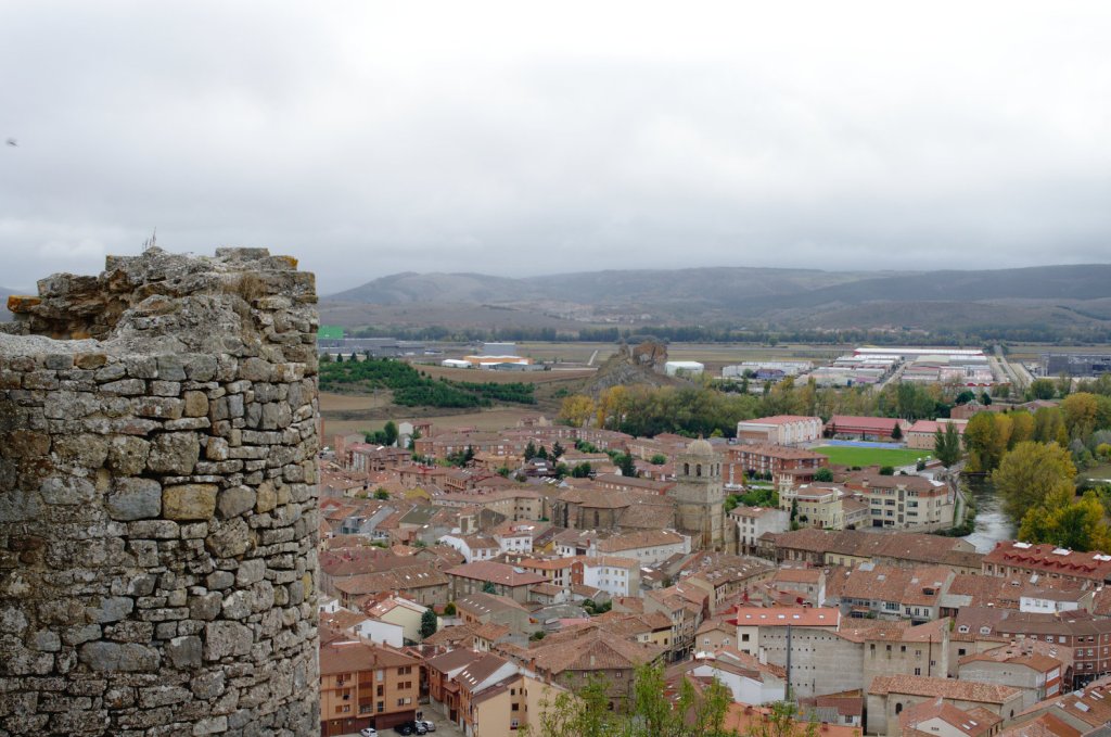 Вид на центр Агилара из крепости