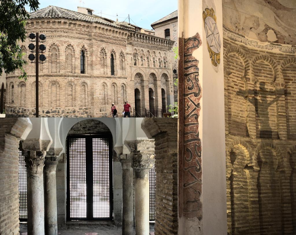 Вид на мечеть Кристо-де-ла-Люс из садика около неё. Фрагменты интерьера бывшей мечети.