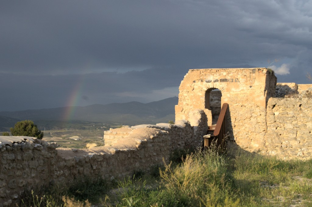 Arcoiris visto desde el castillo de Ayub