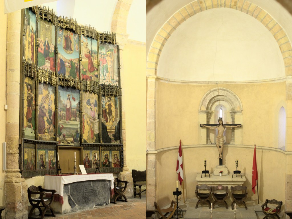 Retablo y altar de la iglesia de la Vera Cruz