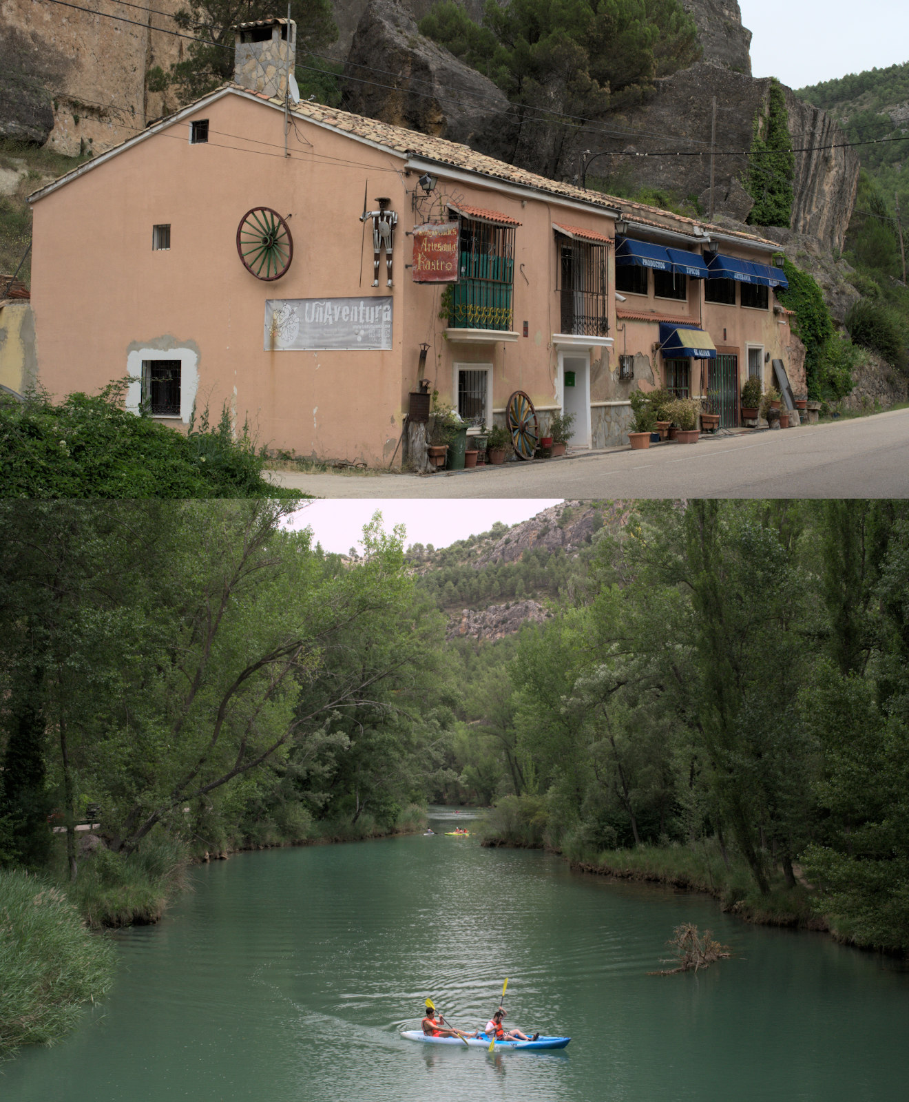 Магазин и река Хукар