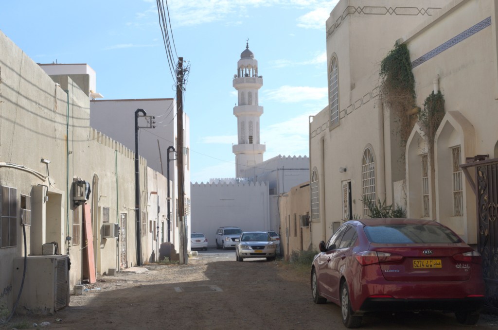 Переулок, жилые дома и мечеть