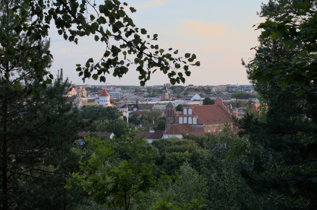 Вид на город открывается в листве